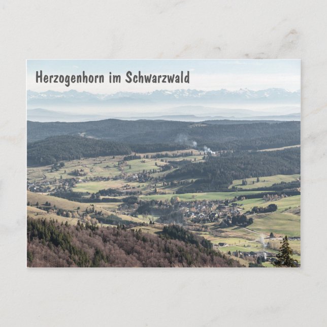 Postkarte Schwarzwald (Vorderseite)