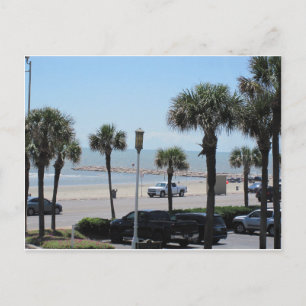 Postkarte: Seawall Boulevard - Galveston, Texas Postkarte