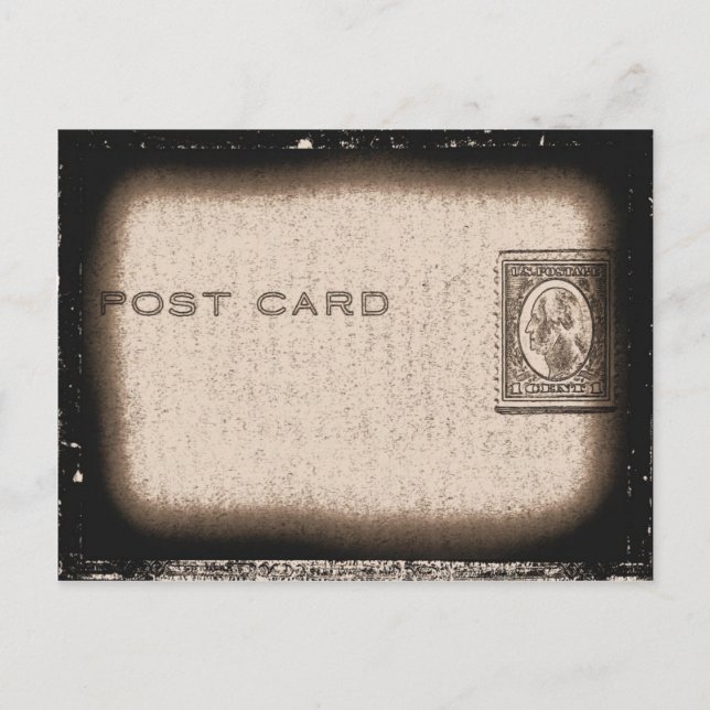 "Postkarte" (Sepia) Postkarte (Vorderseite)