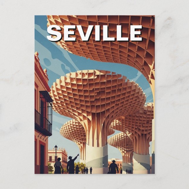 Postkarte Seville Metropol Parasol (Vorderseite)
