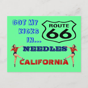 Postkarte Sie erhalten Ihre Kicks auf Route 66 - R