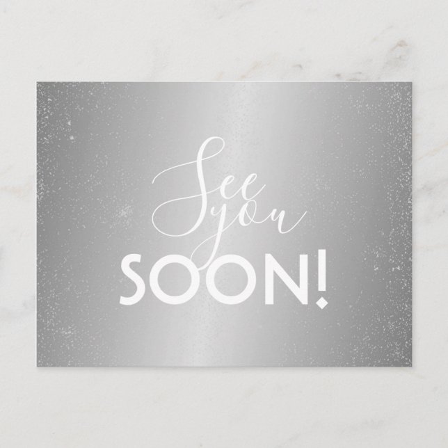 Postkarte - Sie sehen bald Silber (Vorderseite)