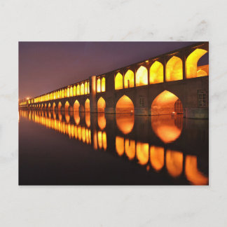 Postkarte Siosepol (Brücke des 33. Archs) Isfahan 