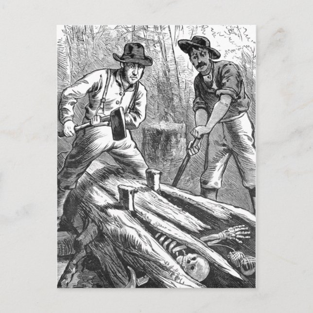 Postkarte "Skelettbaum" (Vorderseite)