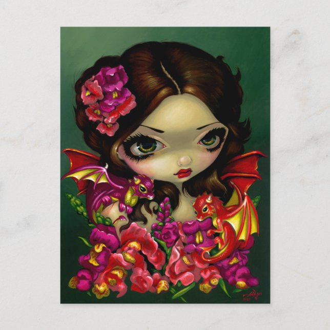 Postkarte "Snapdragon Fairy" (Vorderseite)