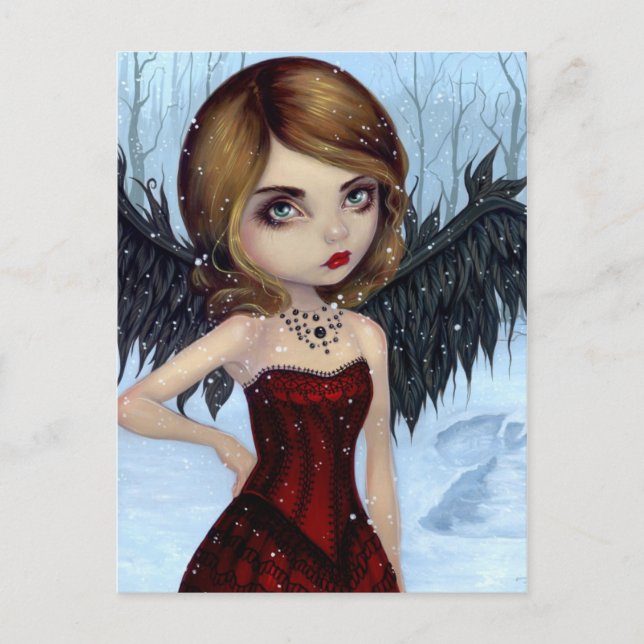 Postkarte "Snow Angels" (Vorderseite)