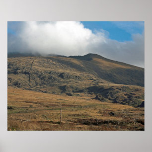 Postkarte Snowden North Wales Poster