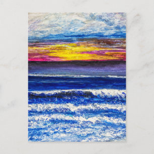 Postkarte - Sonnenaufgang am Meer