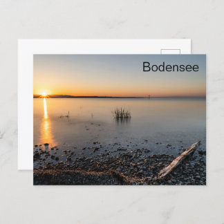 Postkarte Sonnenaufgang Bodensee ruhig
