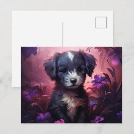 Postkarte Sonniger Hund