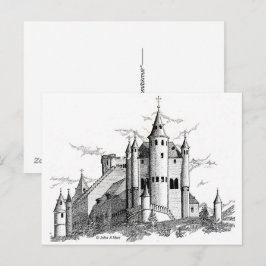 Postkarte - Spanisches Schloss