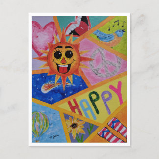 Postkarte - Spaziergang auf Sonnenschein