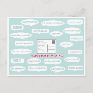 Postkarte "Sprechblasen verschieben"