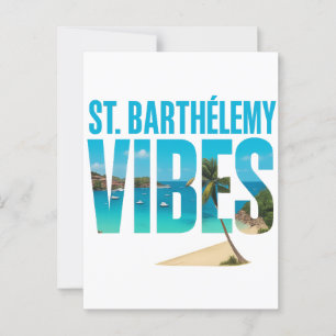 Postkarte St. Barthélemy Vibes