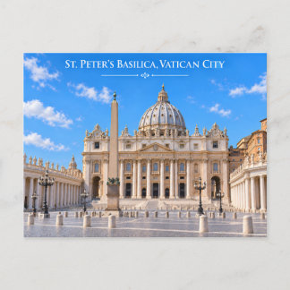 Postkarte St. Peter Basilika Rom Italien Reise
