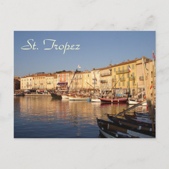 Postkarte St. Tropez (Vorderseite)