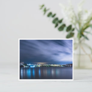 Postkarte - Stadtansicht bei Morgengrauen