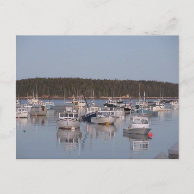 Postkarte "Stonington Harbor" (Vorderseite)