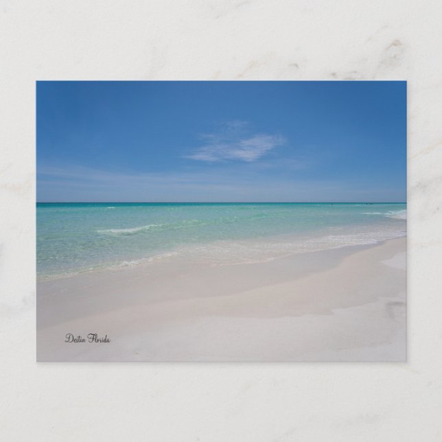 Postkarte Strand Destin Florida (Vorderseite)
