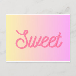 Postkarte - "Sweet"