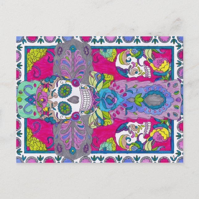 Postkarte - Tag der Toten 7 (Vorderseite)
