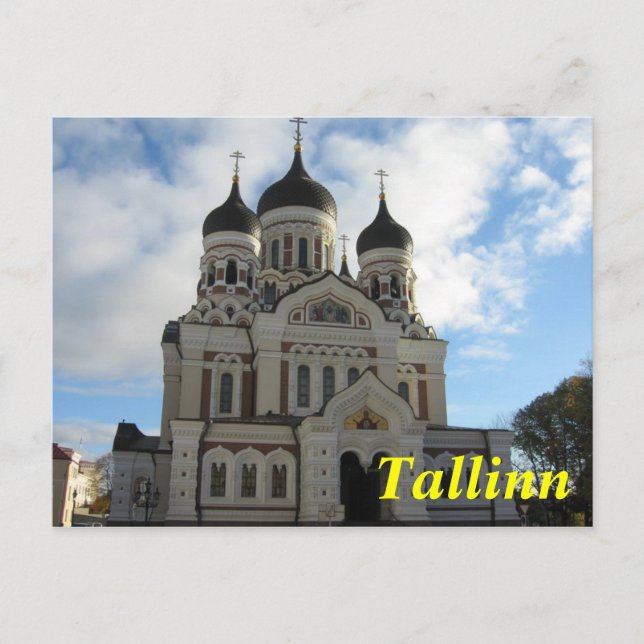 Postkarte Tallinn (Vorderseite)