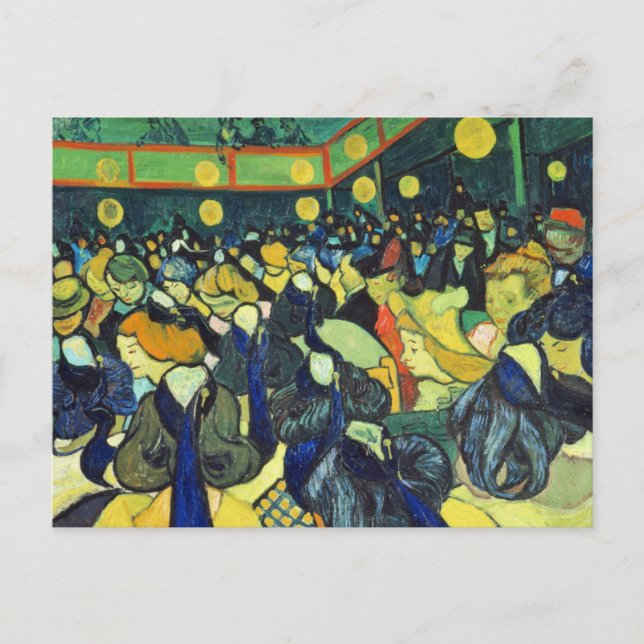 Postkarte: Tanzsaal in Arles Postkarte (Vorderseite)