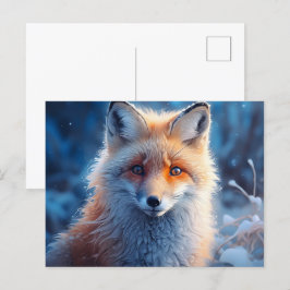 Postkarte The Agile Fox