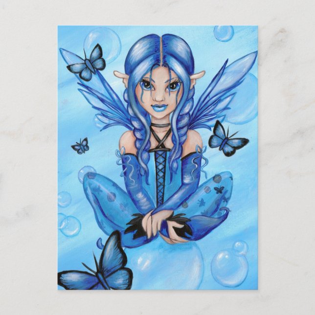 Postkarte "The Blue Fairy" (Vorderseite)
