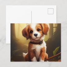 Postkarte The Charming and Endearing Dog