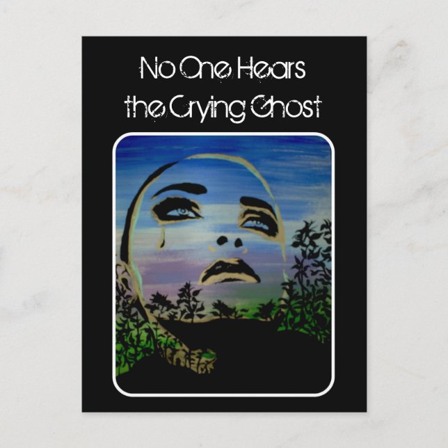 Postkarte "The Cry Ghost" (Vorderseite)
