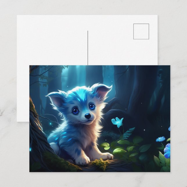 Postkarte The Energetic Ball (Vorne/Hinten)