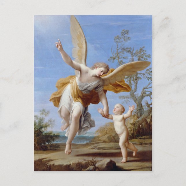 Postkarte "The Guardian Angel" (Vorderseite)