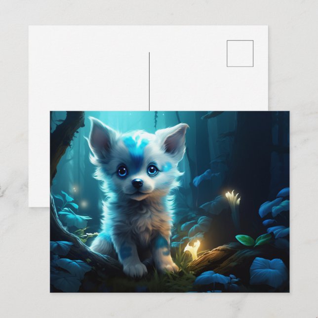 Postkarte The Herding Dog (Vorne/Hinten)