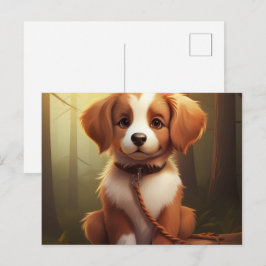 Postkarte The Joyful Puppy's Trepades