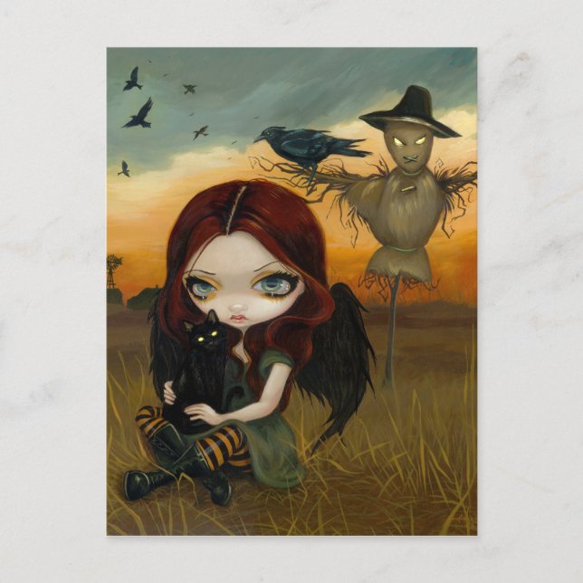 Postkarte "The Scarecrow" (Vorderseite)
