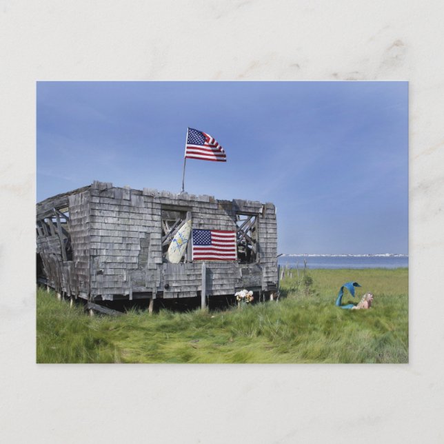 Postkarte "The Shack" von Long Beach Island (Vorderseite)