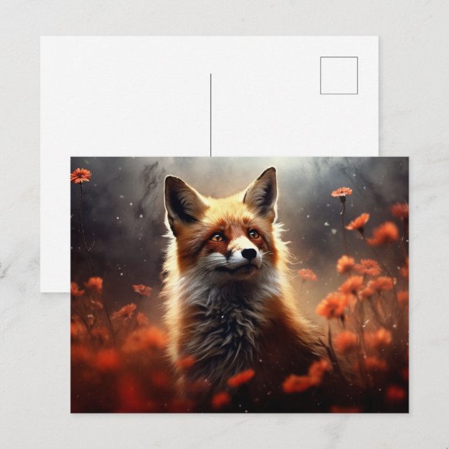 Postkarte The Sly Fox's Secret (Vorne/Hinten)