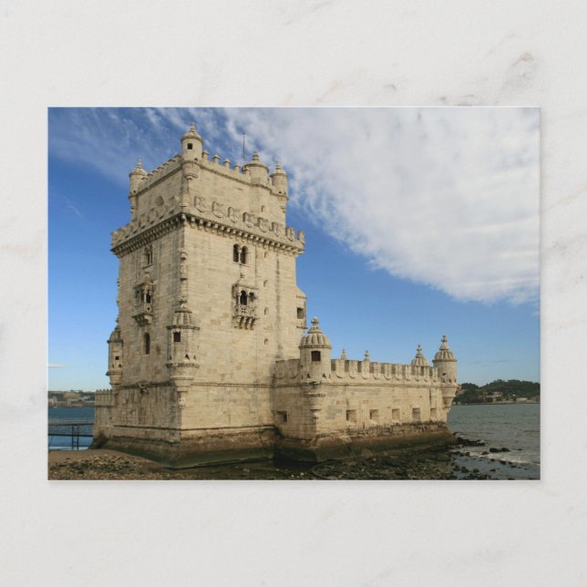 Postkarte "Torre de Belem, Lisboa" (Vorderseite)