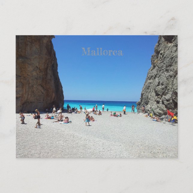 postkarte Torrent Pareis in Mallorca Von (Vorderseite)