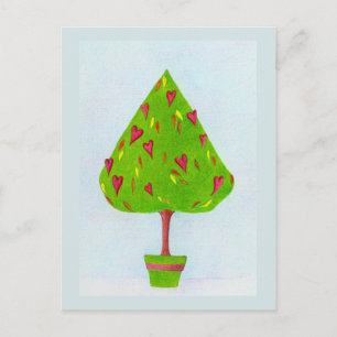 Postkarte Tree of Hearts