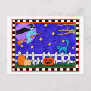 Postkarte Trick oder Treten