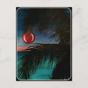 Postkarte "Tropischer Weihnachtsmorgen"