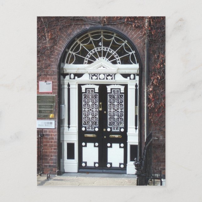 Postkarte: Türen von Dublin Postkarte (Vorderseite)