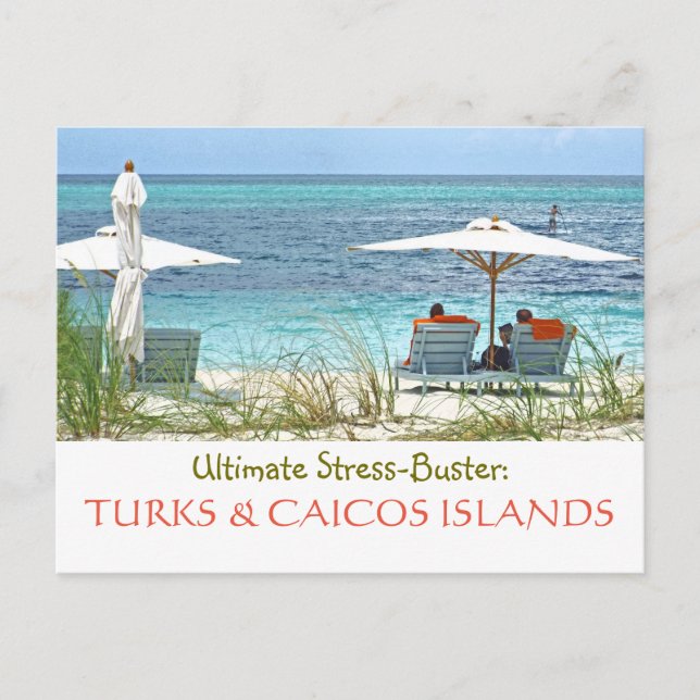 Postkarte, TÜRKEN u. CAICOS:  ENTSCHEIDENDES Postkarte (Vorderseite)