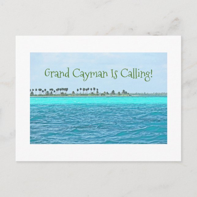 POSTKARTE/TÜRKISCHES WASSER VON GRAND CAYMAN IST C POSTKARTE (Vorderseite)