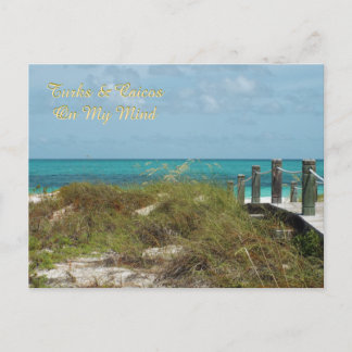 Postkarte/TURKS- UND CAICOS-INSELN IN MEINEN GEDAN Postkarte