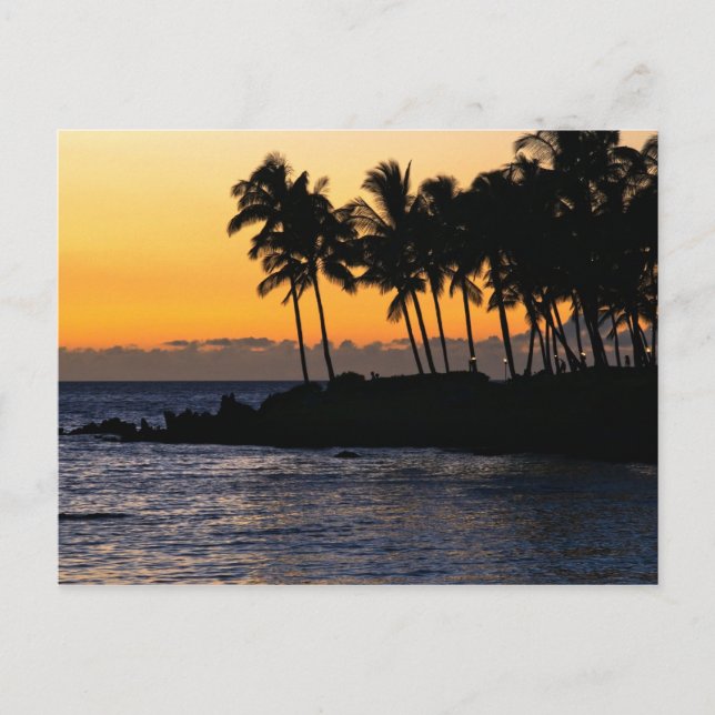 Postkarte: Twilight in Waikoloa Postkarte (Vorderseite)