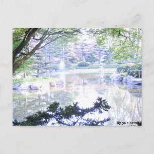 Postkarte - Überbeleuchtete Landschaft