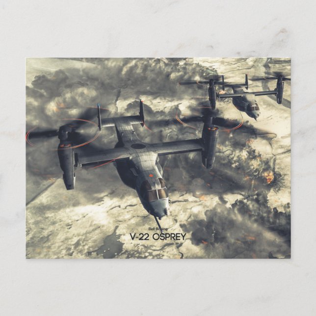 Postkarte V-22 Osprey (Vorderseite)